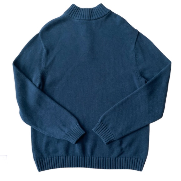 Chaps: 100% Cotton Blue Sweater - Picture 16 of 16